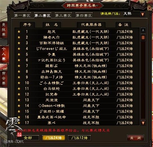 大唐无双零修行赚钱_大唐无双零超级九大职业精英赛门派24强名单_大唐无双零双门派体验服特权投票活动